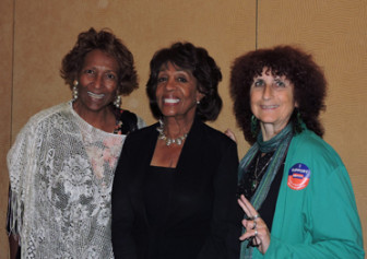 Congresswoman Maxine Waters (CA) (Center) Cosponsored DoP Legislation Shortly After Executive Board Meeting 